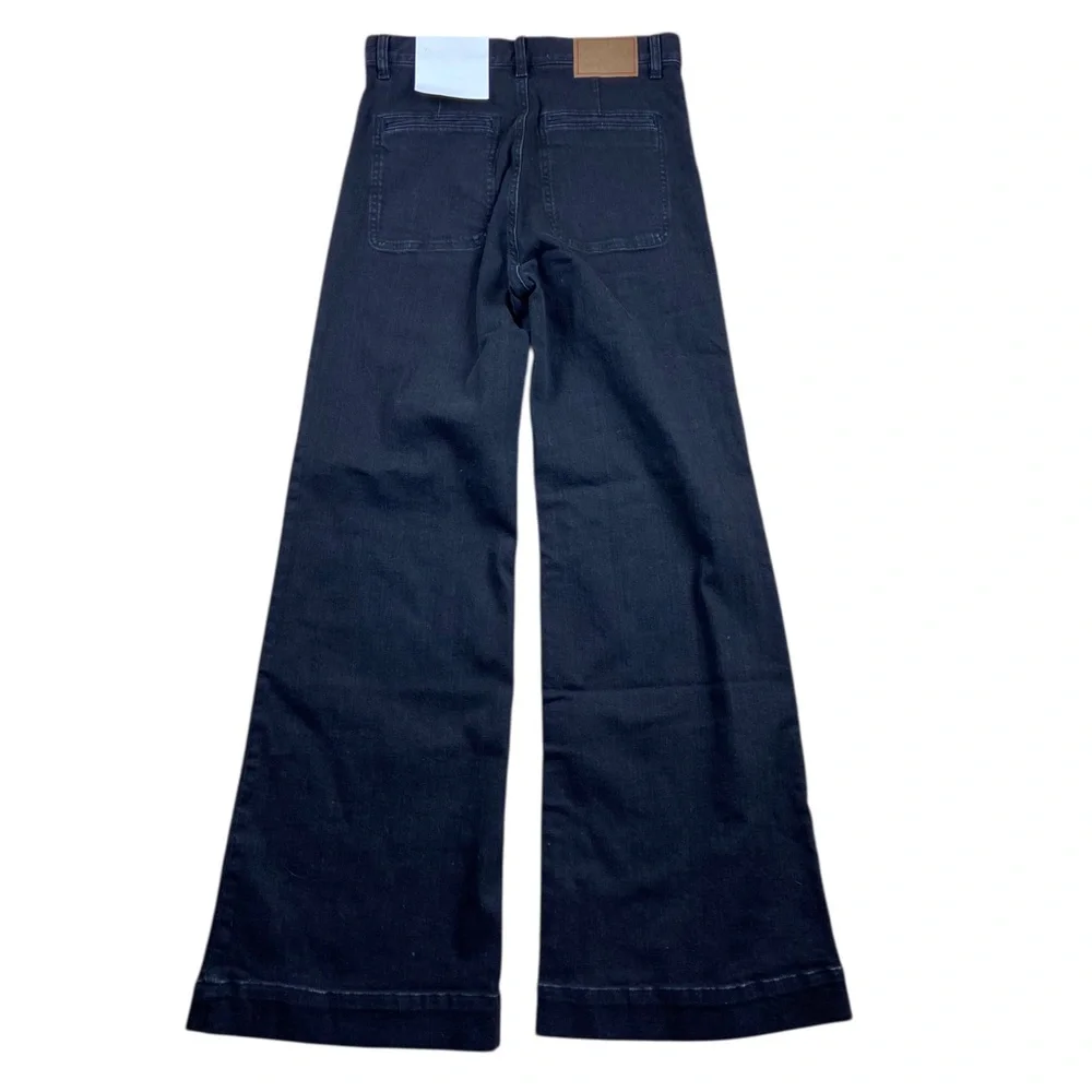 Jeanerica Tuckernuck Flared Leg Jeans MW023 Milan Vintage 95 Size 28 NEW - Picture 2 of 4